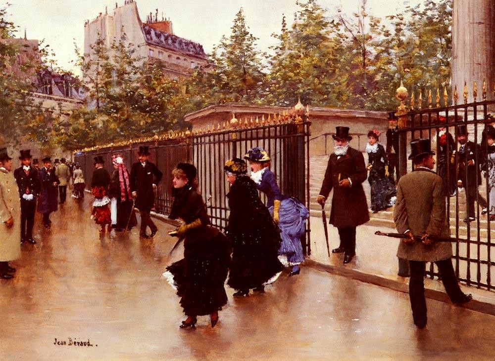 Jean Beraud Leaving La Madeleine Paris